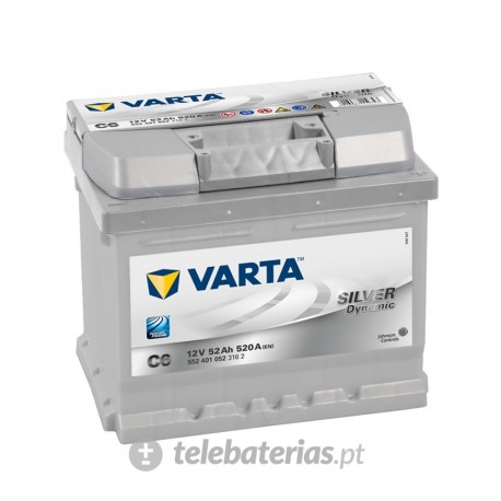 BATERÍA VARTA C6 12V 52Ah