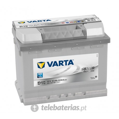 BATERÍA VARTA D15 12V 63Ah