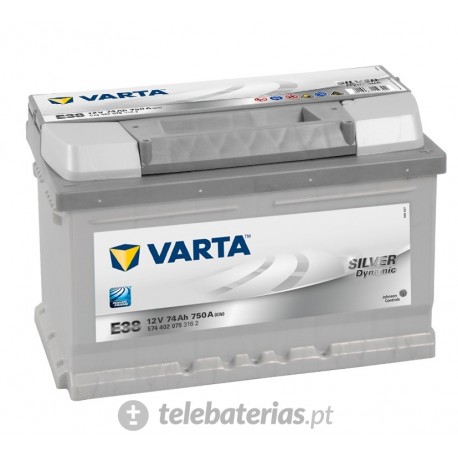 BATERÍA VARTA E38 12V 74Ah