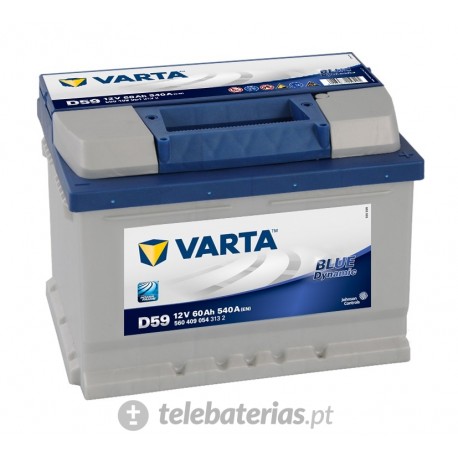 BATERÍA VARTA D59 12V 60Ah