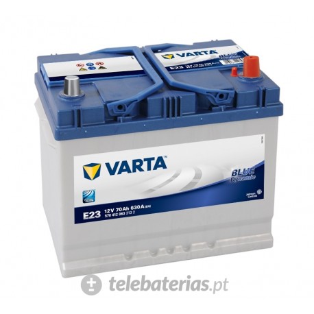 BATERÍA VARTA E23 12V 70Ah