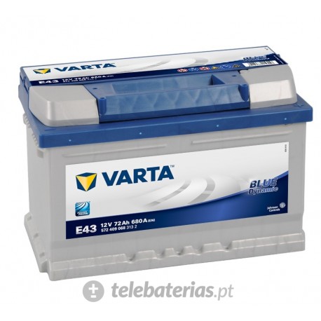 BATERÍA VARTA E43 12V 72Ah