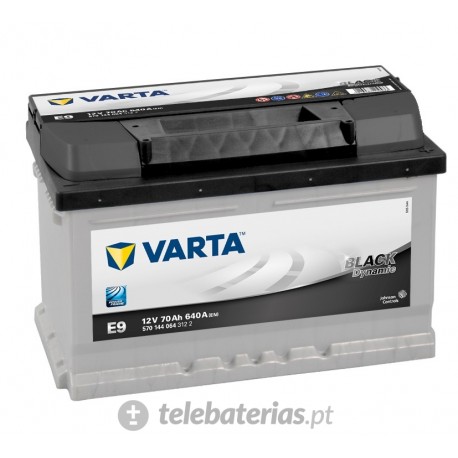 BATERÍA VARTA E9 12V 70Ah, BATERIA CARRO VARTA E9