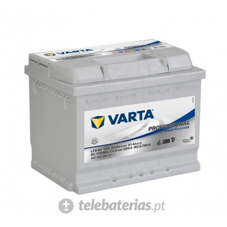 BATERÍA VARTA LFD60 12V 60Ah