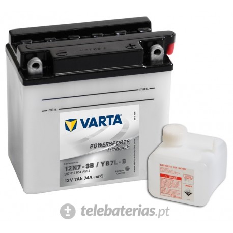 BATERÍA VARTA 12N7-3B YB7L-B 12V 7Ah