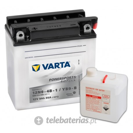 BATERÍA VARTA 12N9-4B-1 YB9-B 12V 9Ah