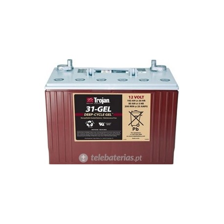 Trojan 31 - Gel 12V 102Ah battery