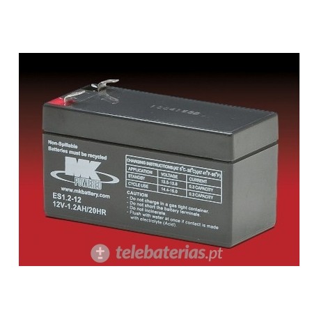 BATERÍA MK POWERED ES1.2-12 12V 1,2Ah