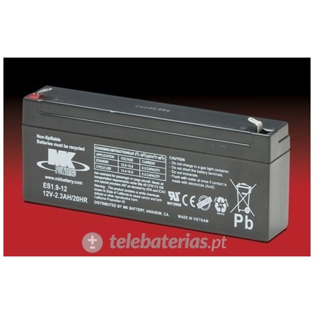 BATERÍA MK POWERED ES1.9-12 12V 2,3Ah