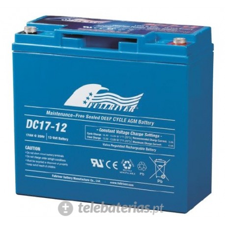 BATERÍA FULLRIVER DC17-12 12V 17Ah