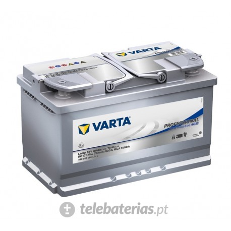 BATERÍA VARTA LA80 12V 80Ah