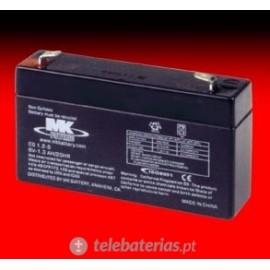 Batería mk powered es1.2-6 6v 1,2ah