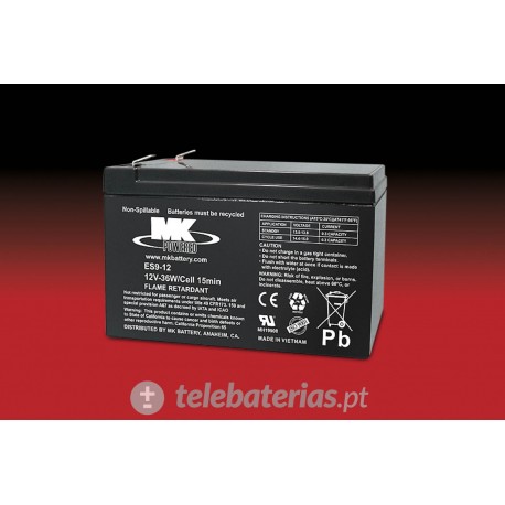 BATERÍA MK POWERED ES9-12 12V 9Ah