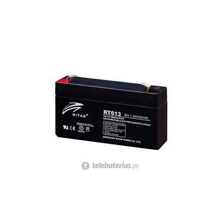 Ritar Rt613 6V 1.3Ah battery