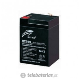 Ritar Rt650 6V 5.0Ah battery