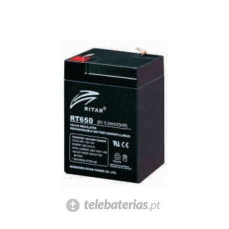 BATERÍA RITAR RT650 6V 5.0Ah