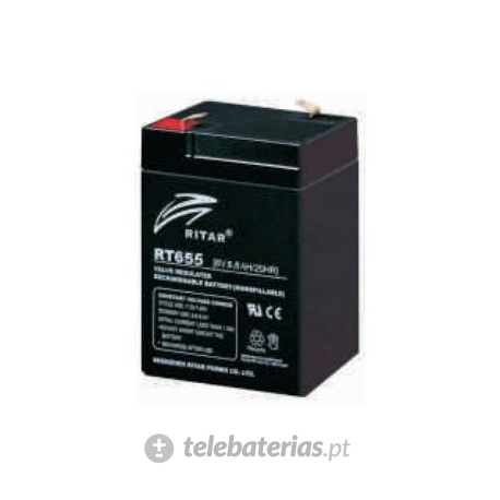 Ritar Rt655 6V 5.5Ah battery