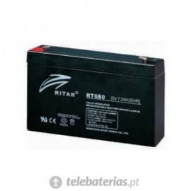 Batterie ritar rt680 6v 8ah