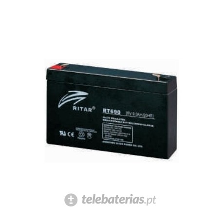 BATERÍA RITAR RT690 6V 9Ah