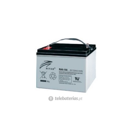 BATERÍA RITAR RA6-150 6V 160Ah