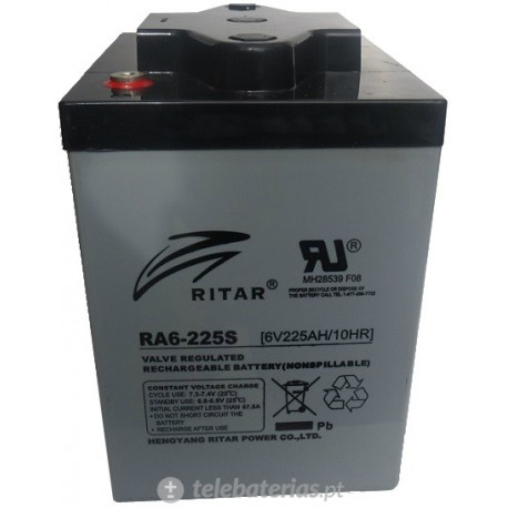 Ritar Ra6-225S 6V 225Ah battery