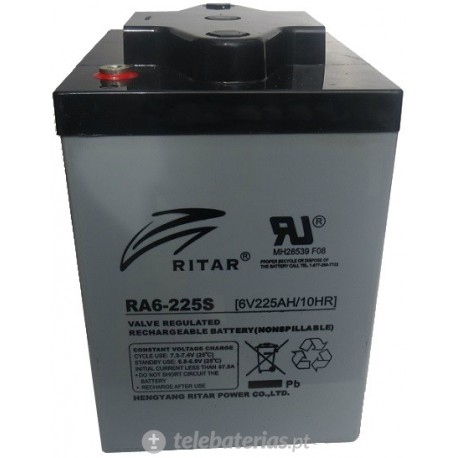 BATERÍA RITAR RA6-225S 6V 225Ah