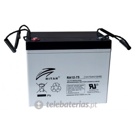 BATERÍA RITAR RA12-75 12V 75Ah