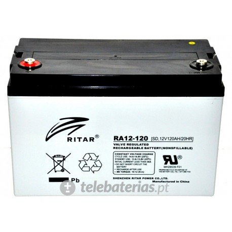 BATERÍA RITAR RA12-120S 12V 110Ah