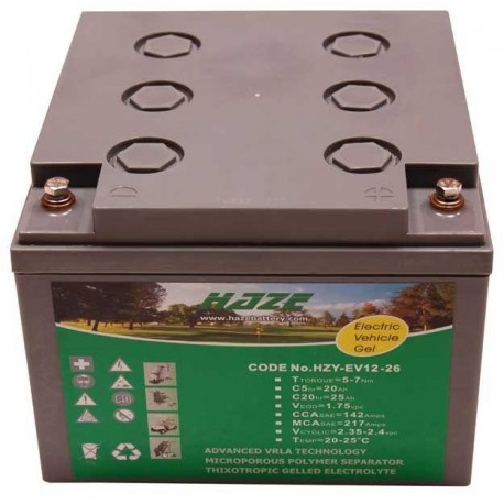 BATERÍA HAZE HZY-EV12-26 12V 25Ah