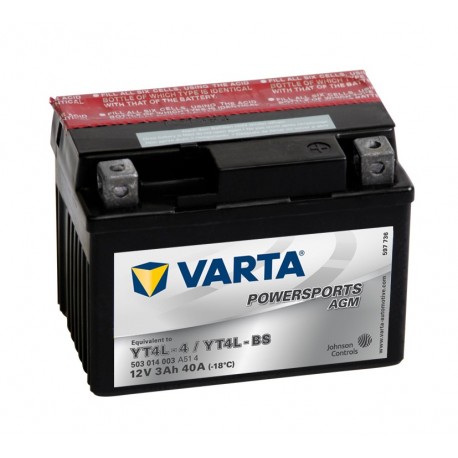 BATERÍA VARTA YT4L-4 YT4L-BS 12V 3Ah