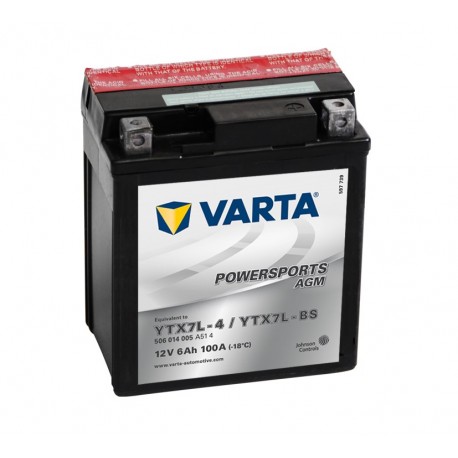 Varta Ytx7L-4 Ytx7L-Bs 12V 6Ah battery
