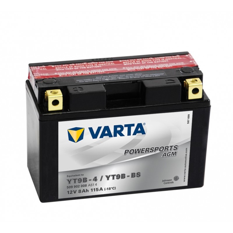 Yamaha R6 2003 Battery Bateru00eda Moto YT9B-4 YT9B-BS NT9B-4