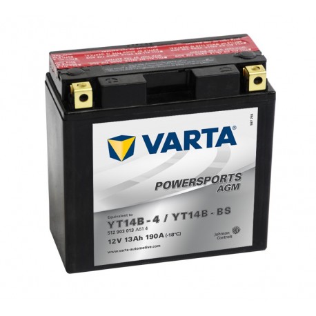 BATERÍA VARTA YT14B-4 YT14B-BS 12V 12Ah