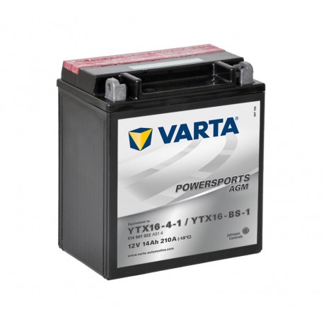 Batterie varta ytx16-4-1 ytx16-bs-1 12v 14ah