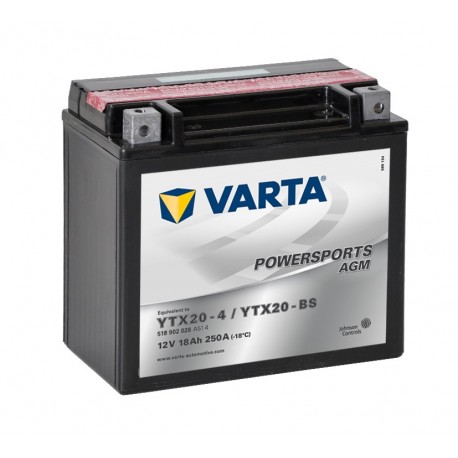 BATERÍA VARTA YTX20-4 YTX20-BS 12V 18Ah