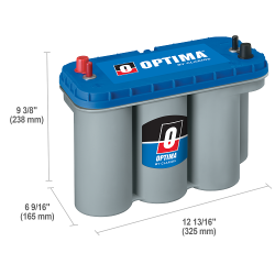 Batería optima btdc-5.5 12v 75ah - 2
