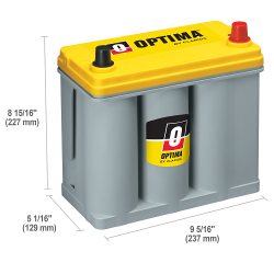 Batería optima ytr-2.7 12v 38ah - 2
