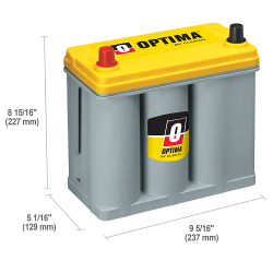 Batería optima yts-2.7 12v 38ah - 2