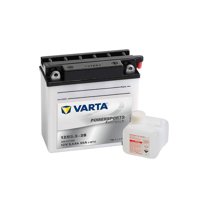 Batería varta 12n5.5-3b 12v 6ah - 1
