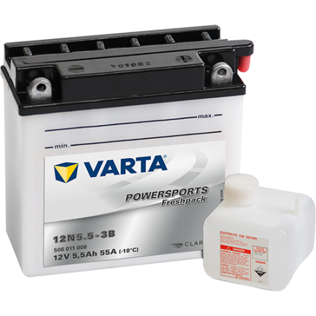Batería varta 12n5.5-3b 12v 6ah - 1