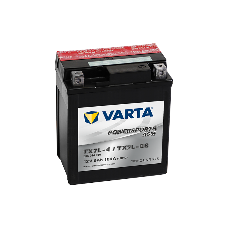 Batería varta ytx7l-4 ytx7l-bs 12v 6ah - 1