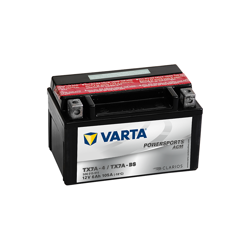 Batería varta ytx7a-4 ytx7a-bs 12v 6ah - 1