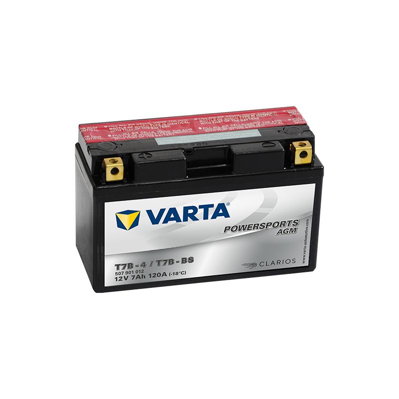 Batería varta yt7b-4 yt7b-bs 12v 7ah - 1