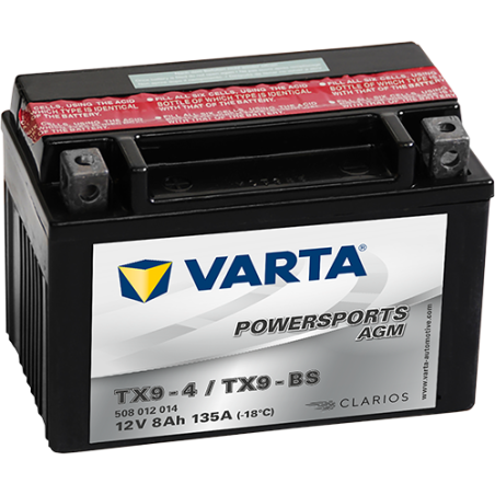 Batería varta ytx9-4 ytx9-bs 12v 8ah - 1