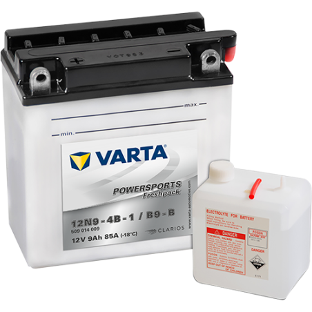 Batería varta 12n9-4b-1 yb9-b 12v 9ah - 1