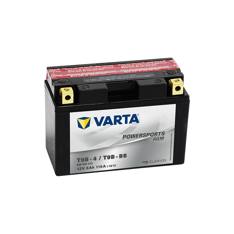 Batería varta yt9b-4 yt9b-bs 12v 9ah - 1