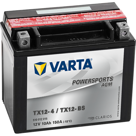 Batería varta ytx12-4 ytx12-bs 12v 10ah - 1