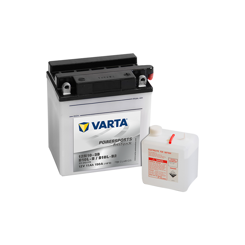 Batería varta 12n10-3b yb10l-b yb10l-b2 12v 11ah - 1