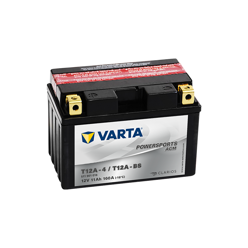 Batería varta yt12a-4 yt12a-bs 12v 11ah - 1