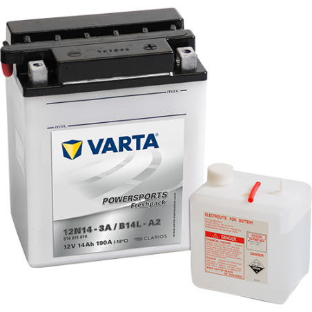Batería varta 12n14-3a yb14l-a2 12v 14ah - 1